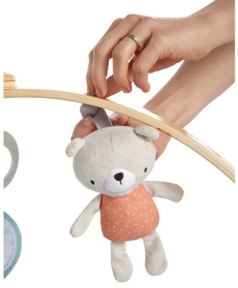 Pătură de joacă pentru bebeluși LOAMY verde-mentă/gri Ingenuity