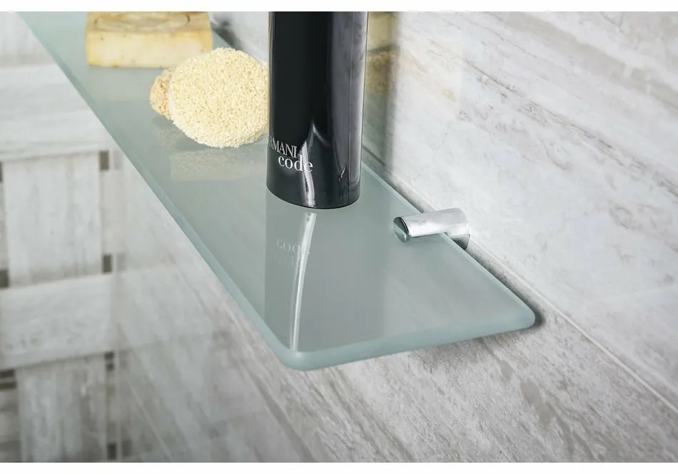 SAPHO XR008 Suporturi rotunde pentru rafturi dinsticlă X-Round 8 mm, argintiu