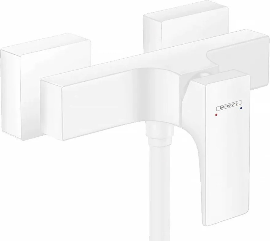 Baterie dus Hansgrohe Metropol alb mat