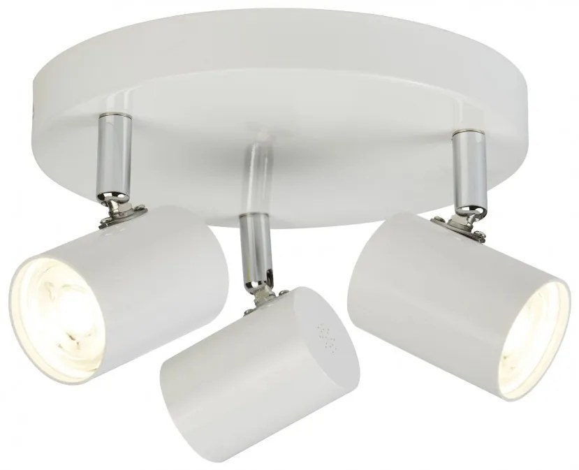 Plafoniera LED cu 3 spoturi directionabile Rollo alba 3173WH SRT