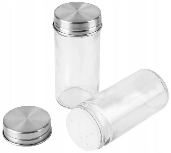 Borcane pentru condimente pe suport Klausberg KB 7554, 12 buc. borcane, bambus si otel, inox / maro