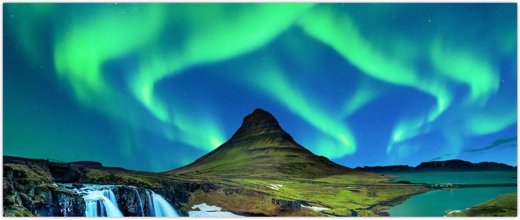 Tablou - Kirkjufell, Islanda (120x50 cm)