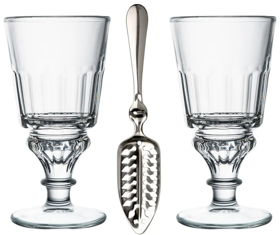 Set pahare si linguri inox 300 ml Absint – La Rochére