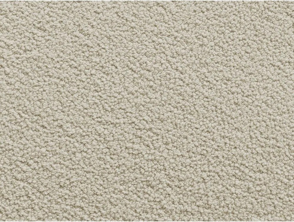 Taburet bej cu tapițerie din țesătură bouclé Leonore – Bobochic Paris