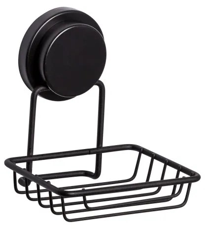 Sapuniera metalica de perete Metalife MGS-704, 13х10х9 cm, Negru