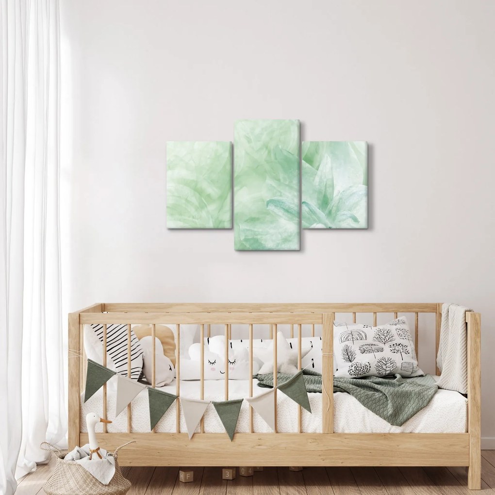 Tablou - Floare verde (90x60 cm)