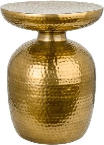 Masuta auxiliara design unicat Orient 36cm auriu