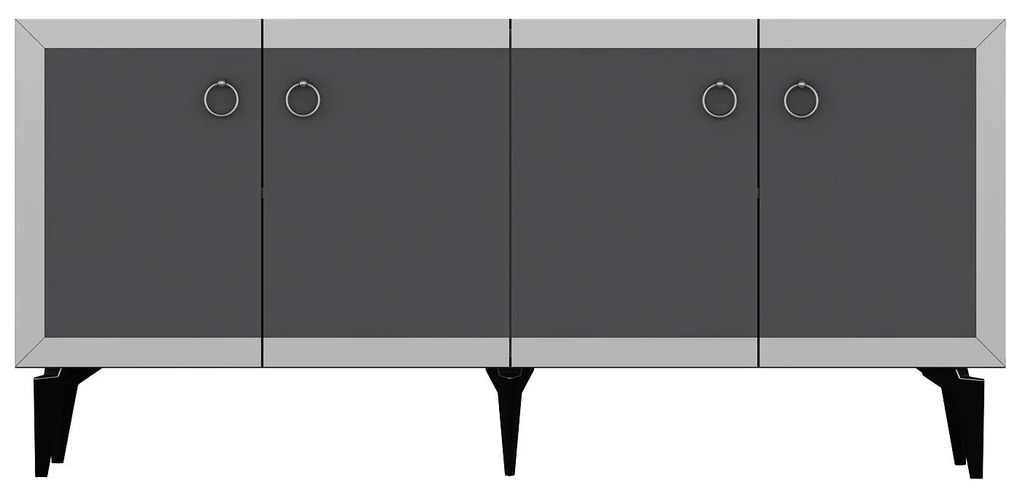 Dulap Muvuta 1 (antracit + arigintiu) . 1093501