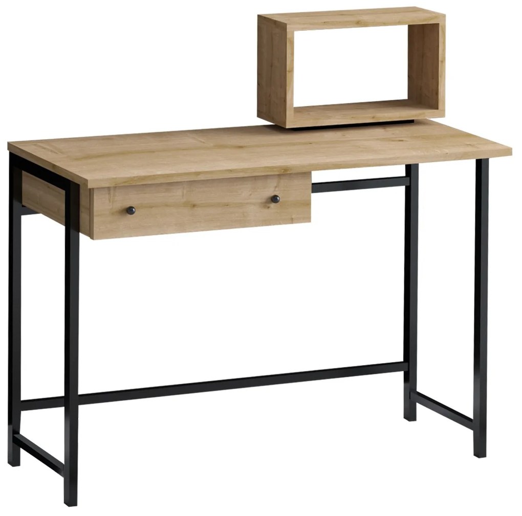 Masă PC Martin (Stejar + Negru). 1073091