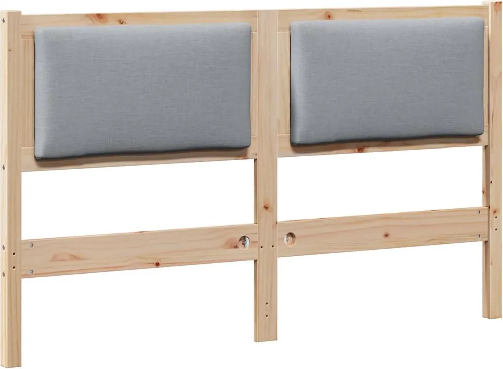 vidaXL Tăblie cap Altele Maro 140 cm Lemn masiv de pin