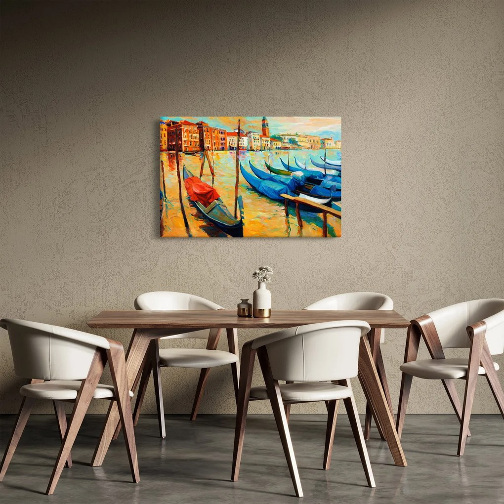 Tablou - Port în Veneția (90x60 cm)