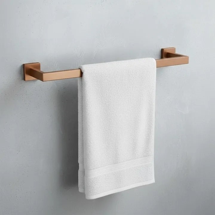 Set accesorii pentru baie Rio 4 piese cupru periat