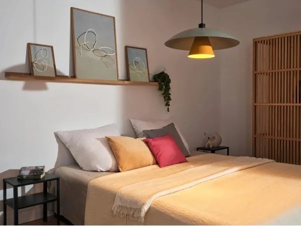 Osram - Pendul pe cablu DECOR FLYING MUSHROOM, 1x E27/25W/230V, Ø 50 cm, verde