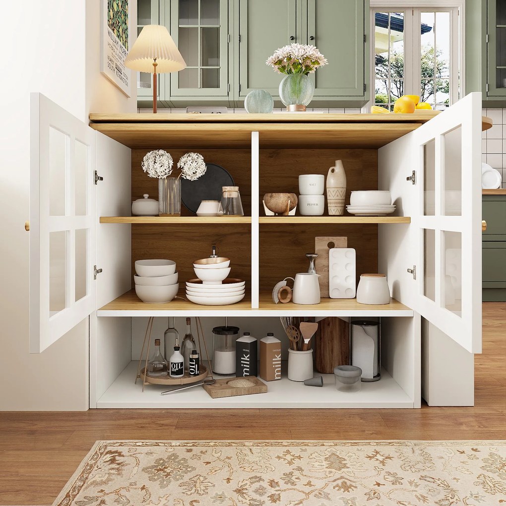 Bar rotativ 360°, Alb | Aosom Romania