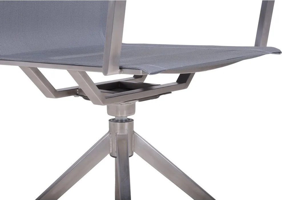 Scaun de grădină gri din metal Salida – Garden Pleasure