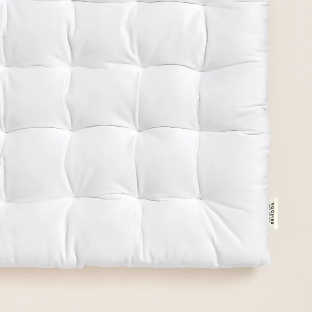 Pernă albă Velour Cushion 40x40 cm