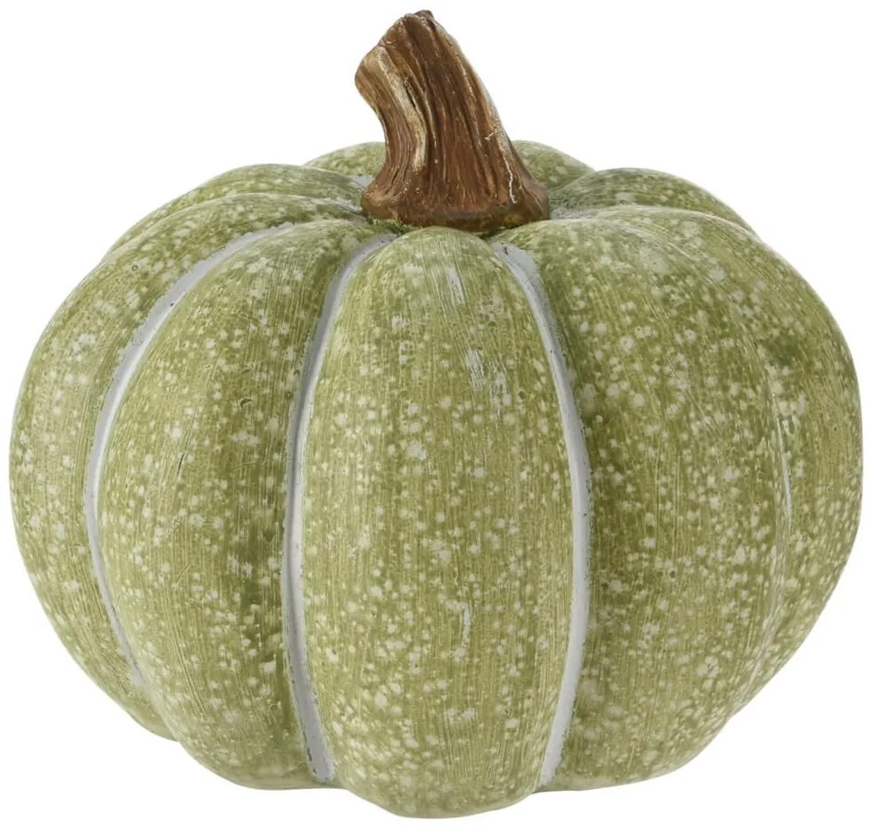 Dovleac decorativ Pumpkin Harvest, verde, 20x15 cm - modele diverse