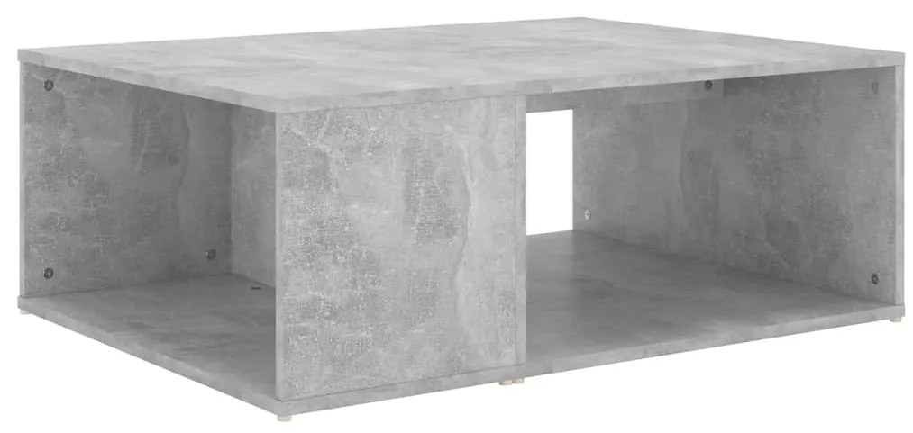 806907 vidaXL Măsuță de cafea, gri beton,90x67x33 cm, lemn prelucrat