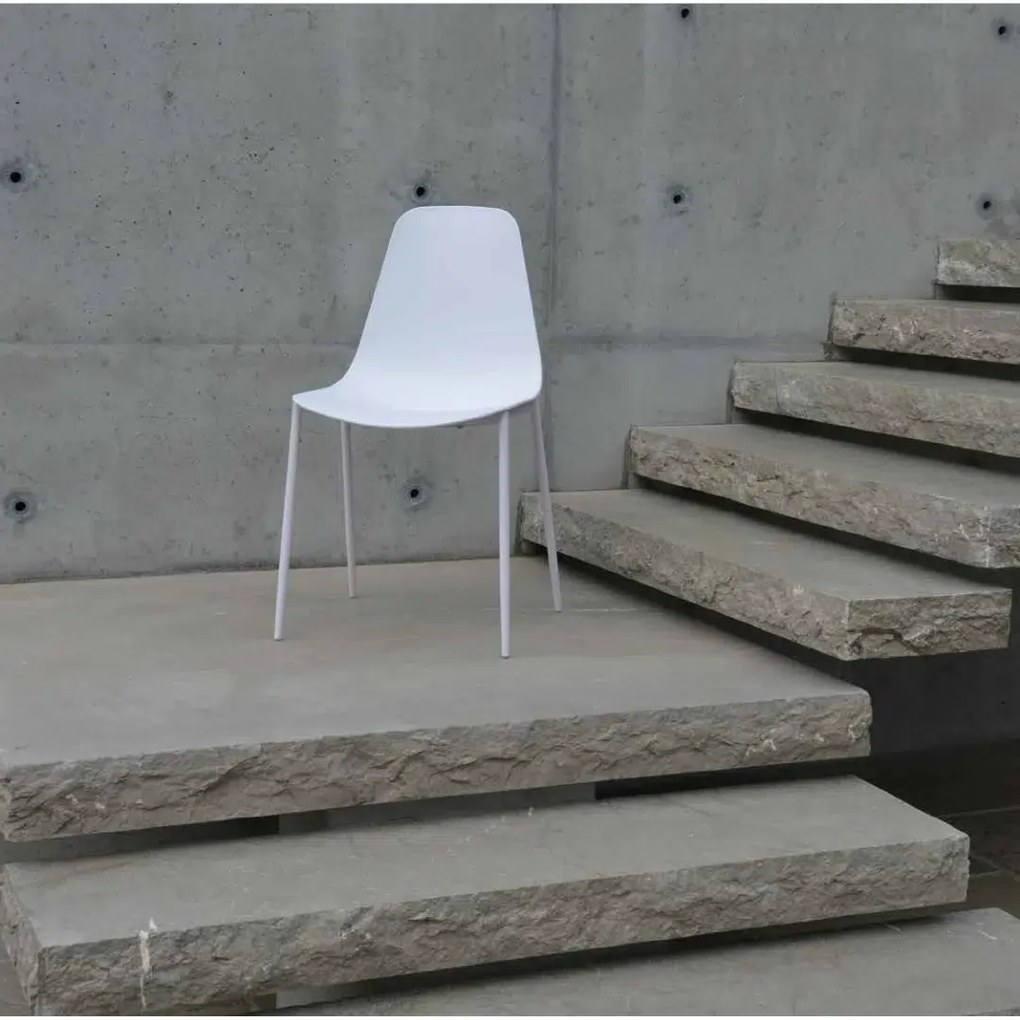 Set 4 scaune SHAPE -POLIPROPILENA- HORECA - BEJ TAUPE