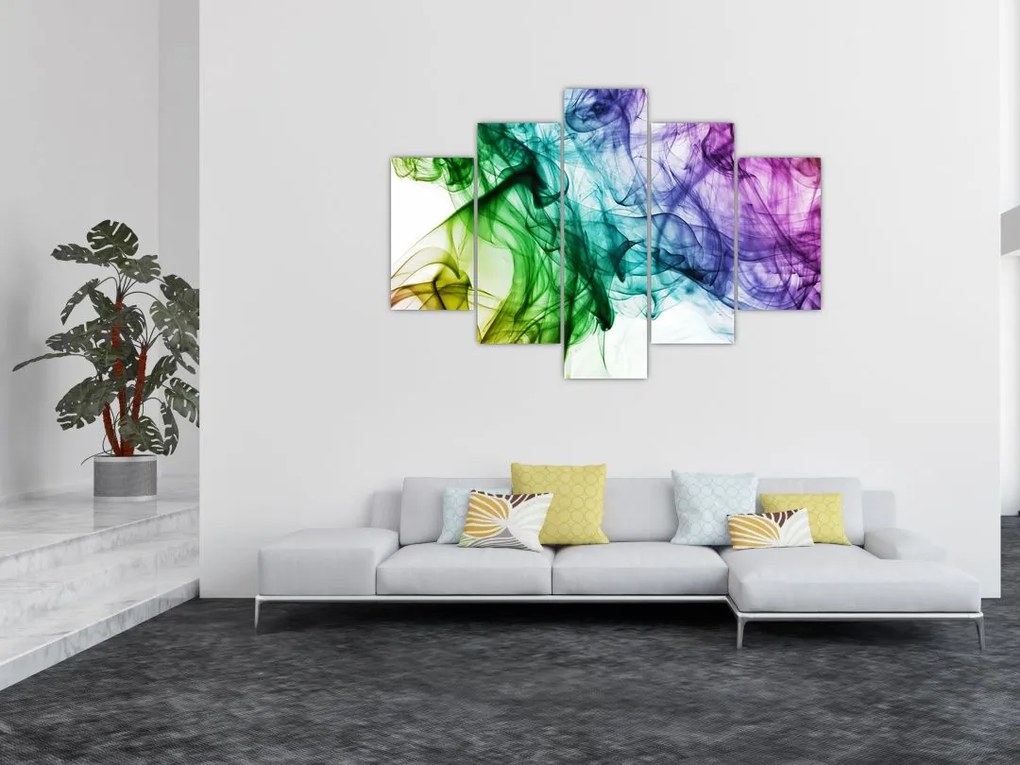 Tablou - fum colorat (150x105 cm)