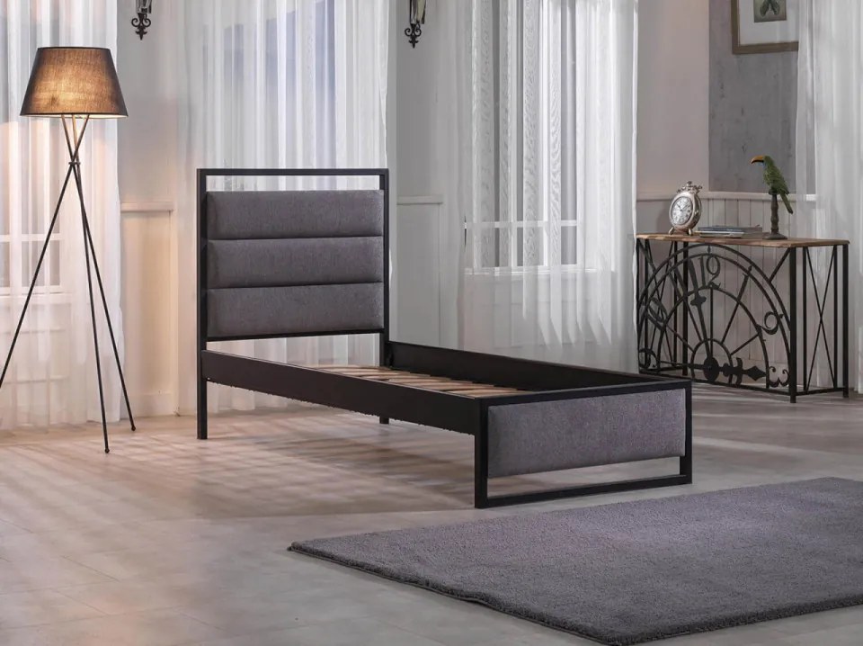 Pat 1 Persoana Chimera, 90x190 cm, Negru