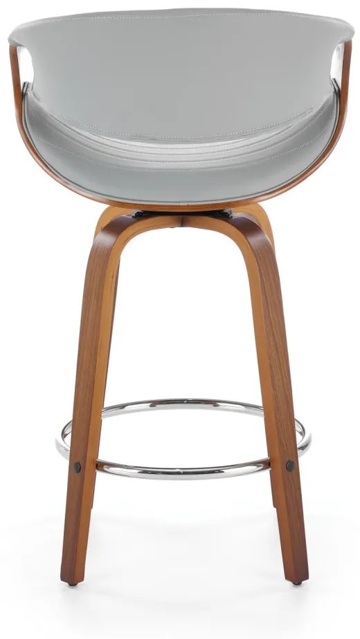 Scaun de bar H123 gri/nuc