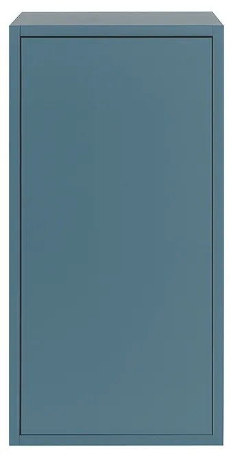 Boxie 1 ușă dulap de perete 80x40x37 cm albastru petrol