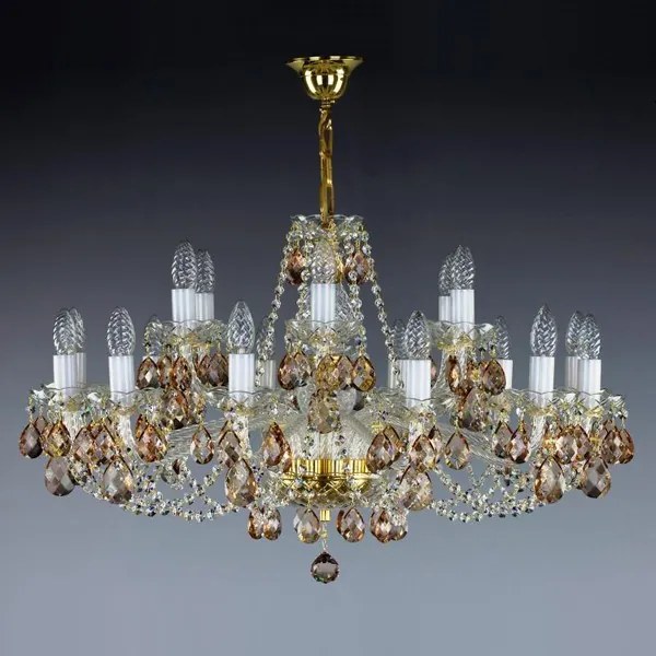 Candelabru Cristal Bohemia Exclusive 18 brate, diam.84cm CAMERON XVIII. 8008 CE