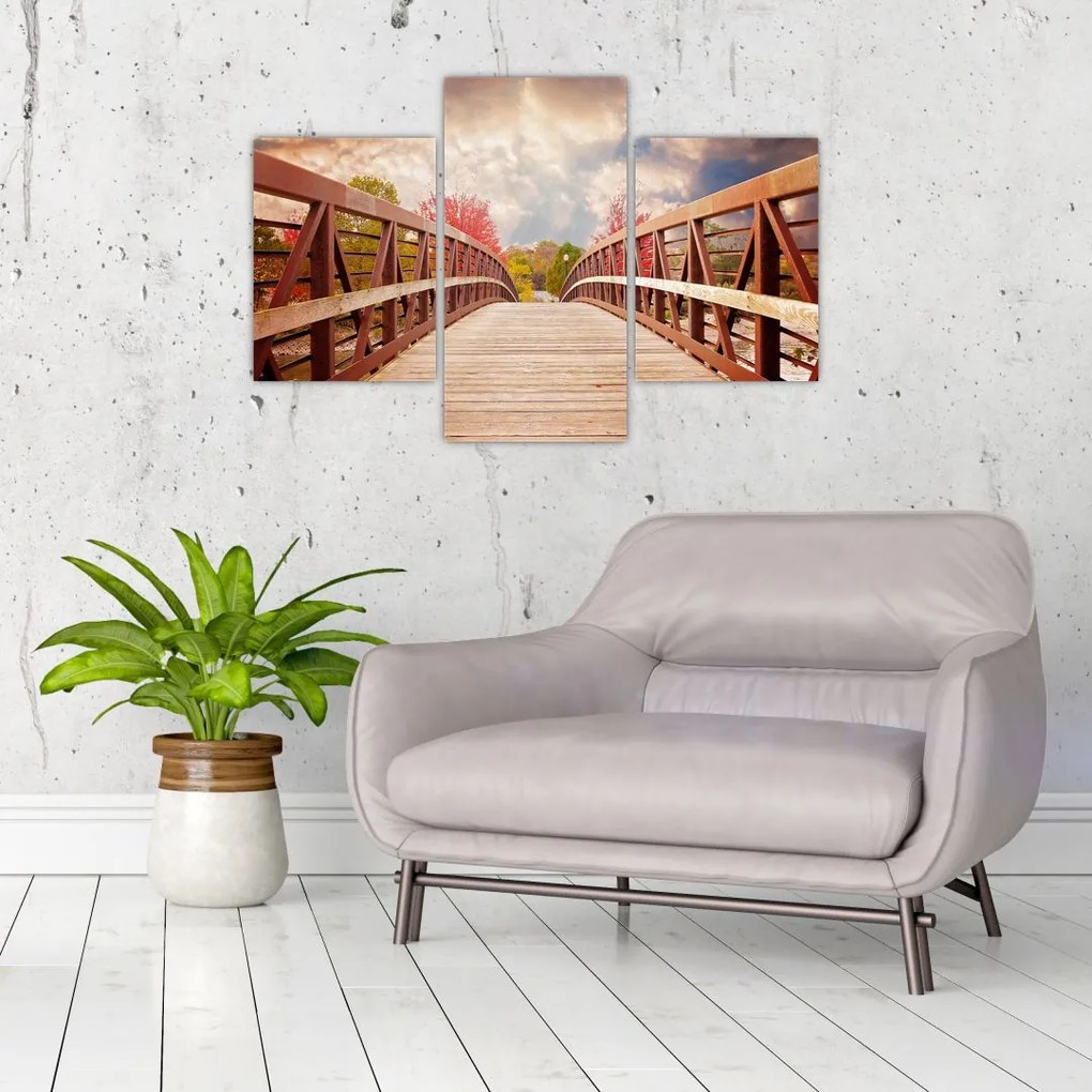 Tablou - pod din lemn (90x60 cm)