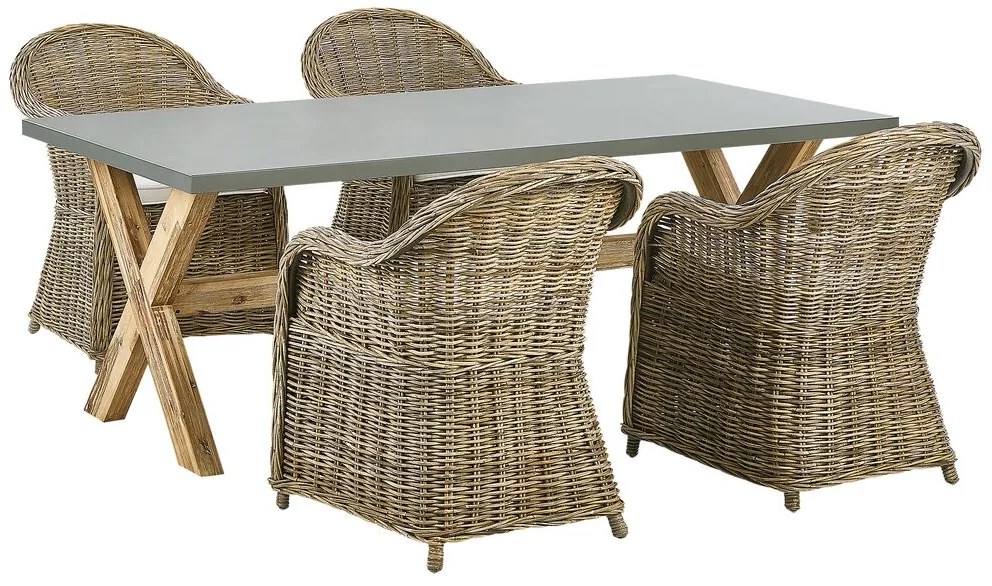 Set mobilier de grădină Sideny/Ollamo (bej) . 1076013