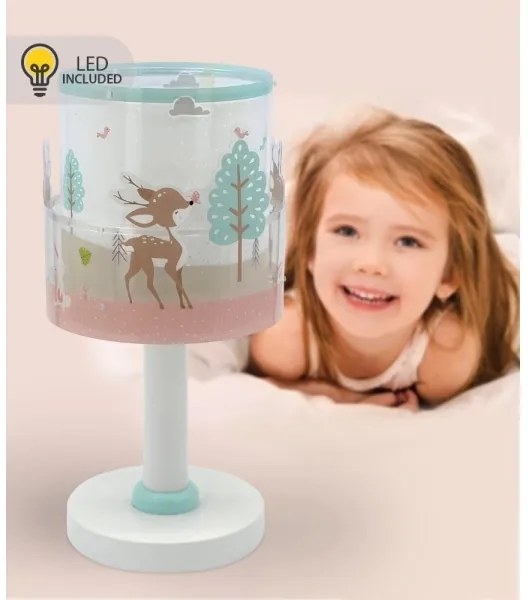 Dalber 61271N - Lampă LED pentru copii LOVING DEER 1xG4/4W/230V multicolor
