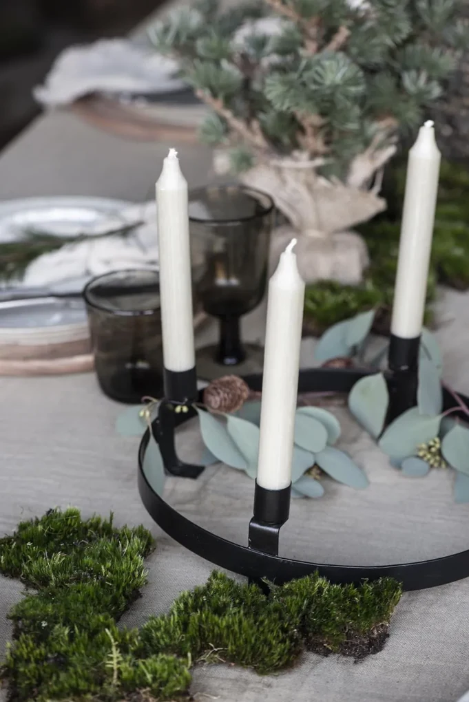 IB Laursen Sfesnic metalic de Advent, DINNER CANDLES