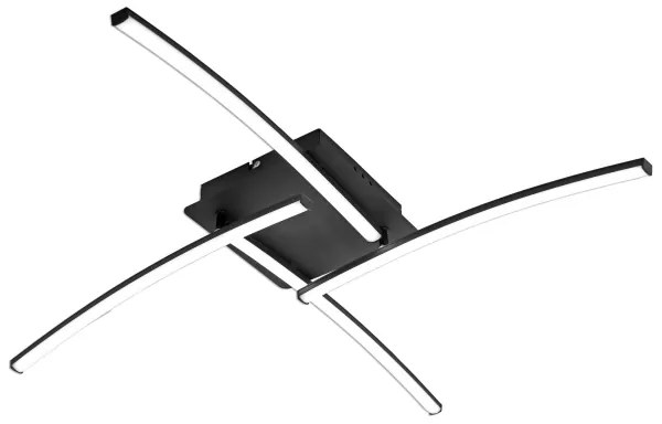 Brilagi - Plafonieră LED STRIPES, 32W, 230V, neagră