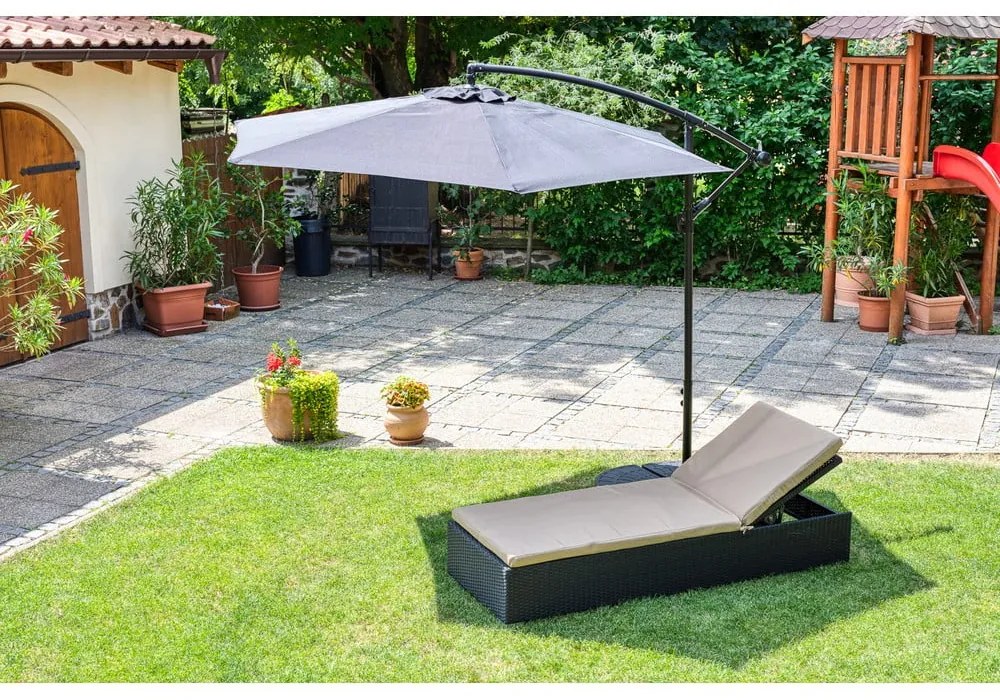 Umbrelă de soare neagră ø 300 cm Happy Sun – Bonami Essentials