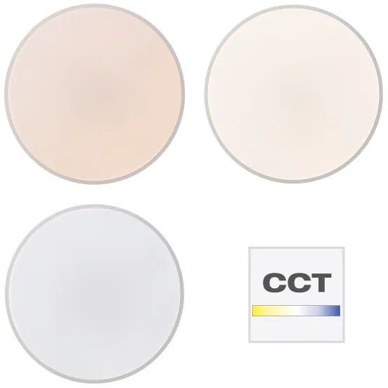 Brilliant - Plafonieră LED SLIMLINE, dimmabilă, 60W/230V, Ø 49 cm, albă + telecomandă