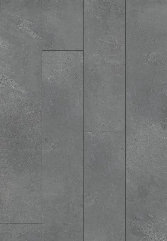 Mexen Grey Dark panouri din vinil 1227 x 187 mm LVT Dryback 2,5 mm, suport PVC, 4 V-frezare, Ardezie - F1359-1227-187-255-4V1-01