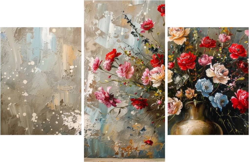 Tablou - Vaza de flori (90x60 cm)