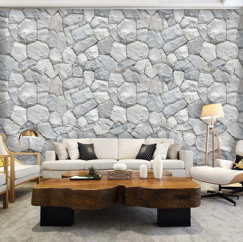 Fototapet - Perete din piatră (152,5x104 cm)