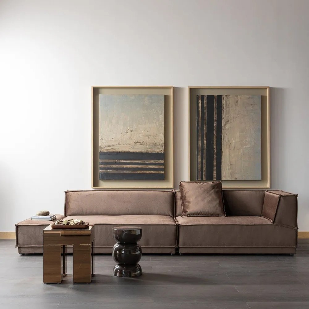 Măsuță auxiliară rotundă din metal ø 30 cm Breno – WOOOD