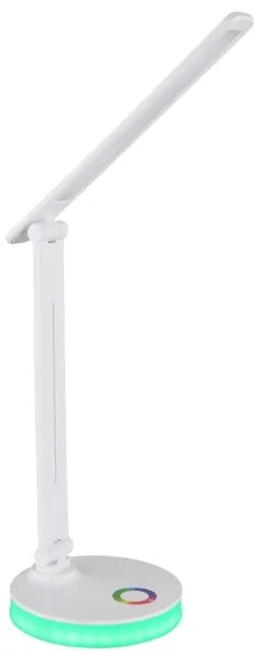 Globo 58445W - Lampă de birou LED RGBW dimabilă GERALDO LED/5W/230V + LED/2W