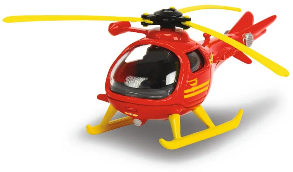Pista de masini Dickie Toys Fireman Sam, Sam Fire Rescue Team cu 3 masinute, 1 elicopter si 2 figurine