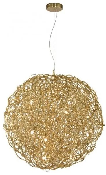 Paul Neuhaus 2019-12 - Lustră suspendată pe cablu SAREA 15xG9/40W/230V aurie