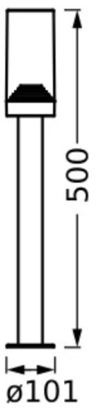 Lampă de exterior Ledvance AMBER 1xE27/20W/230V IP44