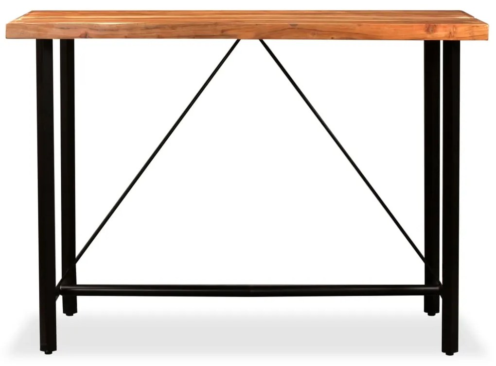 245437 vidaXL Masă de bar, lemn masiv de acacia, 150 x 70 x 107 cm