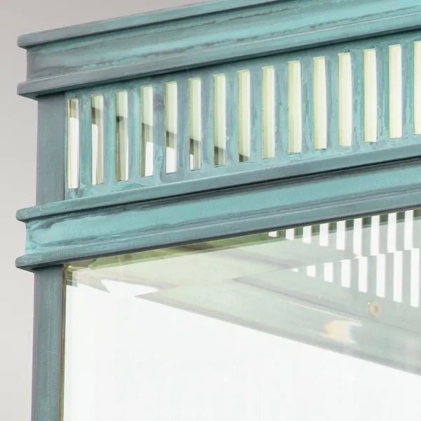 Elstead HOLBORN-F-VDG - Aplica de exterior HOLBORN 2xE27/60W/230V IP44 turcoaz