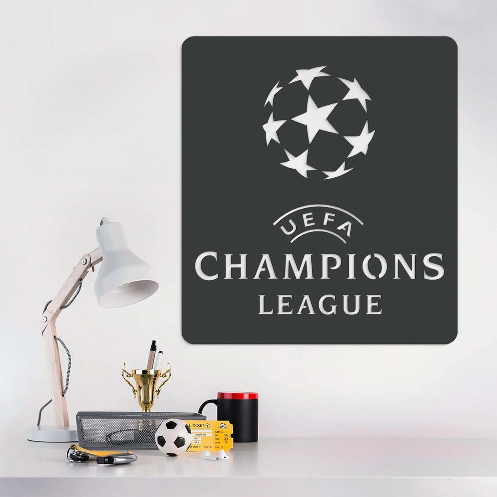 DUBLEZ | Tablou din lemn pentru perete - Liga Campionilor UEFA