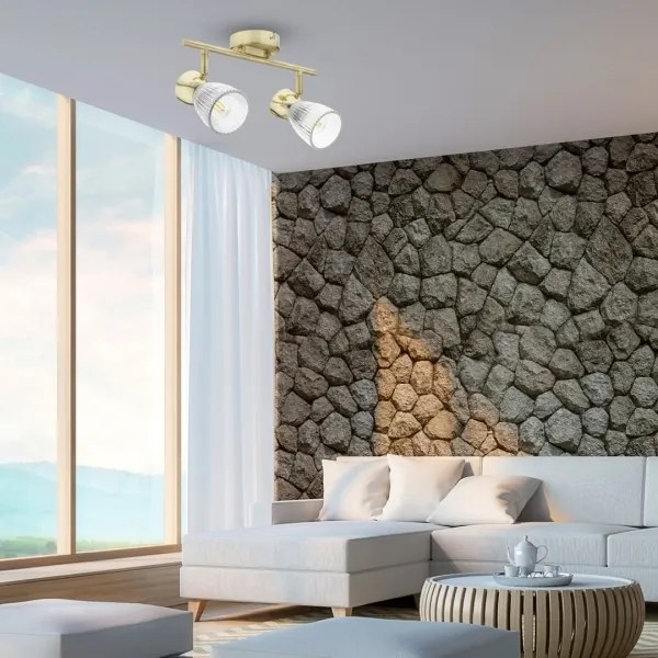 Spot BEST 2xE14/40W/230V auriu