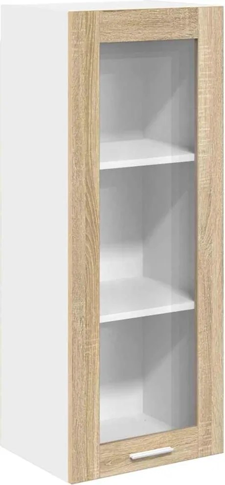vidaXL Dulap suspendat Stejar Sonoma 40 x 31 x 100 cm Lemn compozit