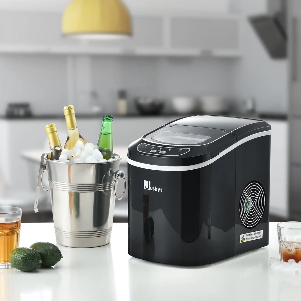 Producător de cuburi de gheață IcyCube negru