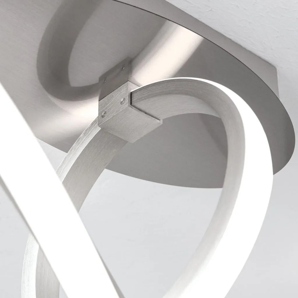 Lustra LED aplicata stil minimalist CIRCUS crom satin